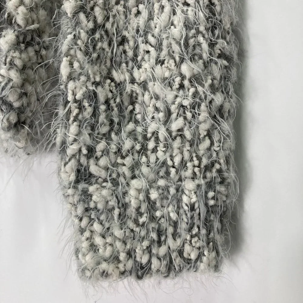 ASTR SWEATER  ROUND NECK CROP TOP WOMEN GRAY SIZE XS - Picture 7 of 13